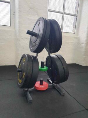 EXTREME FITNESS BUMPER PLATE WEIGHT PLATE STORAGE TREE