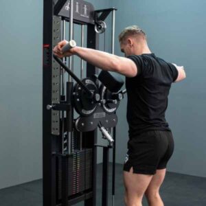 Black and White Modern Fitness Club Logo(6)