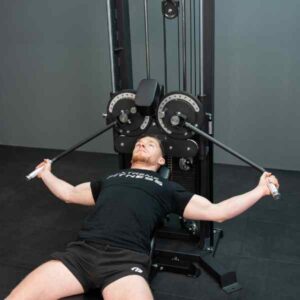 Black and White Modern Fitness Club Logo(7)