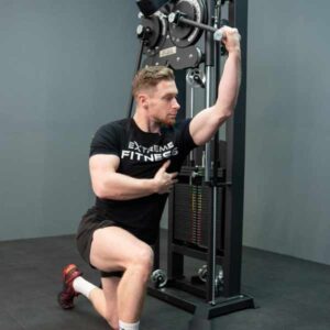 Black and White Modern Fitness Club Logo(8)