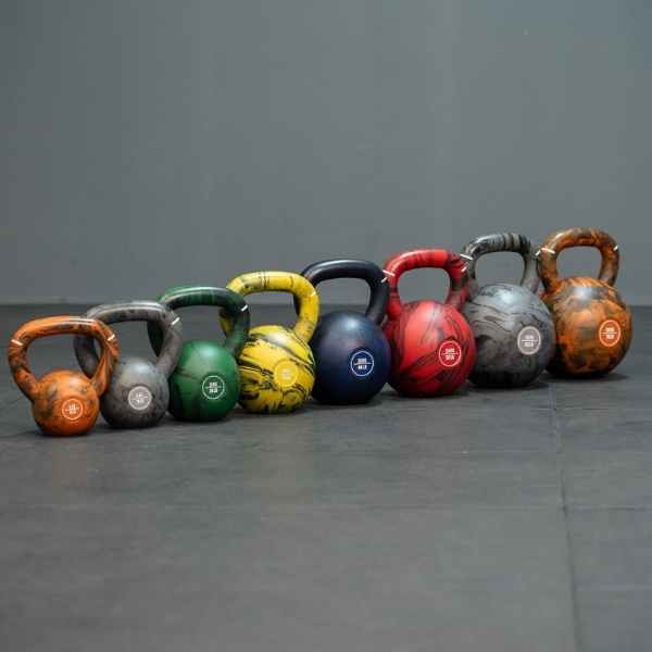 EXTREME FITNESS COLOURED RUBBER KETTLEBELLS MAIN