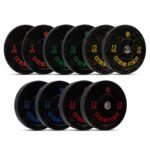 rubber bumper plates 150kg set