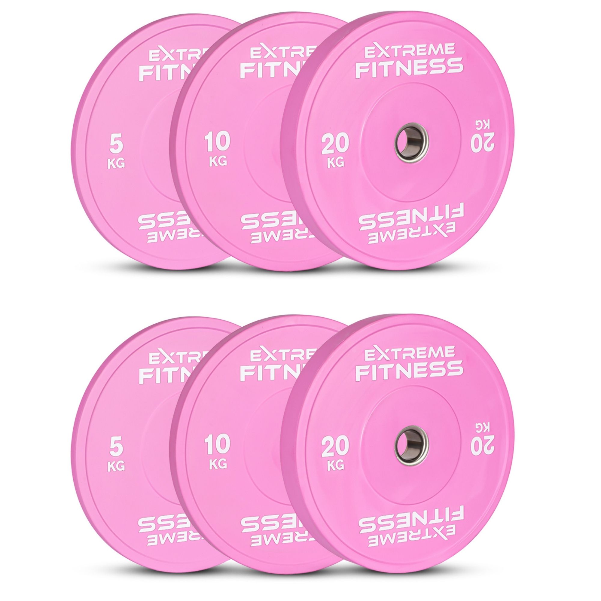 Extreme Fitness EXTREME FITNESS PINK BUMPER PLATES - Extreme Fitness Model reference · choose options at retailer