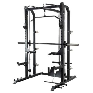 EXTREME FITNESS POWER RACK WITH SMITH MACHINE AND PULLEY SYSTEM