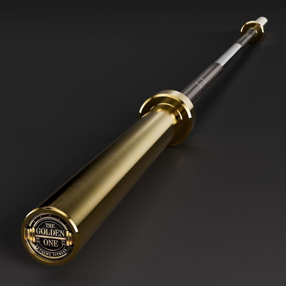 Discover the Golden One: 7ft Barbell for Ultimate Fitness - Main Image