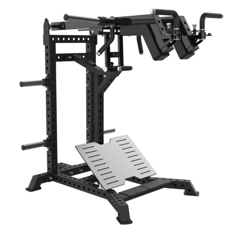 Hack squat viking press machine