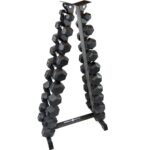 EXTREME FITNESS HEX DUMBBELLS 1-10KG SETS WITH RACK