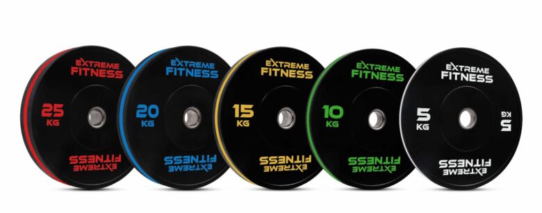 EXTREME FITNESS ELITE RUBBER BUMPER PLATES Extreme Fitness