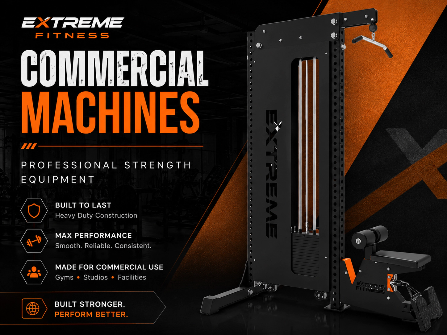 extreme fitness commercial machines