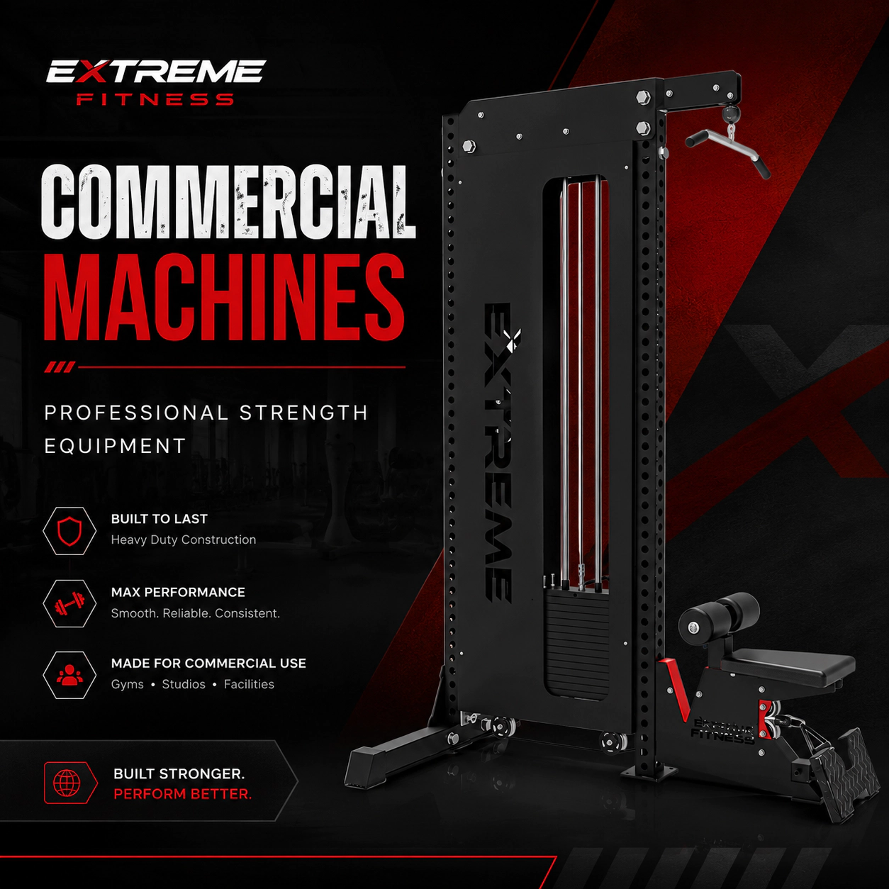extreme fitness commercial machines