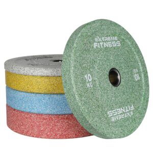 EXTREME FITNESS IMPACT RUBBER BUMPER PLATES COLOUR EDITION