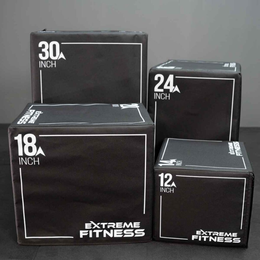 Extreme Fitness 3 in 1 Soft Foam Plyo Boxes for Safety