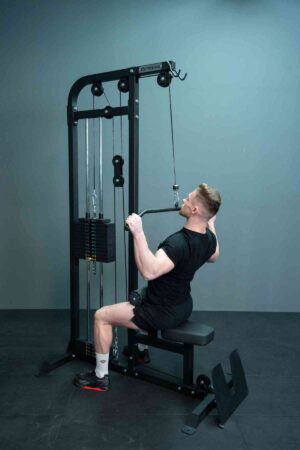 EXTREME FITNESS WEIGHT STACK LAT PULLDOWN AND LOW ROW MACHINE 2.0