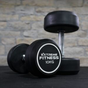 EXTREME FITNESS ROUND RUBBER DUMBBELLS