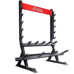 EXTREME FITNESS COMMERCIAL OLYMPIC BAR AND BUMPER HOLDER